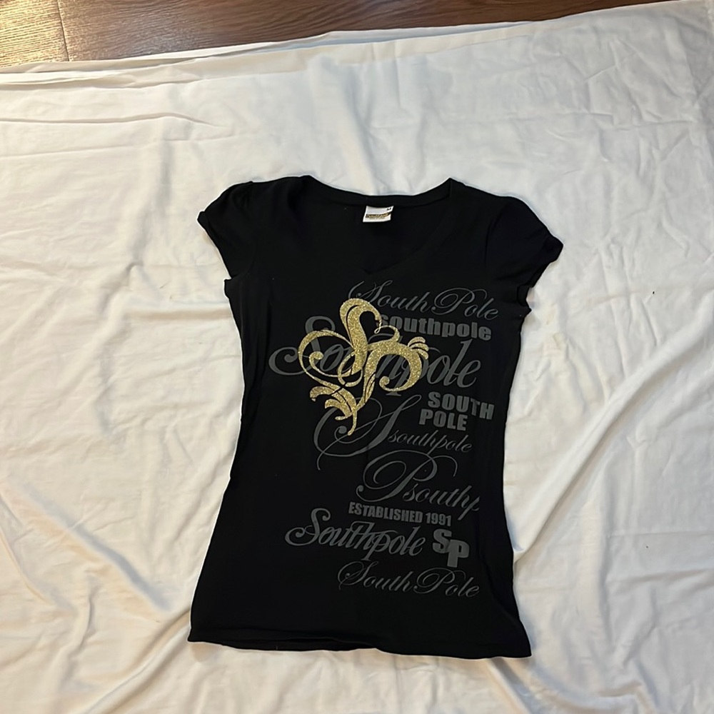 Artsy shirt black south pole